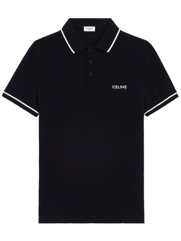 【意大利】CELINE LOGO 刺繡經典 POLO衫 M
